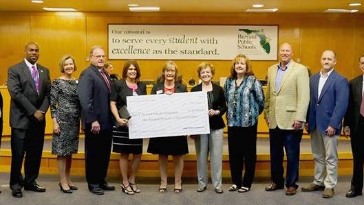 Northrop Grumman donated $135,000 for Brevard Public Schools to add STEM labs to select area schools.