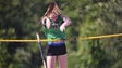 Melissa Purcell, Pascack Valley, during the pole vault