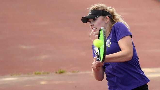 North Kitsap senior tennis player Danya Wallis is a three-time Class 2A state singles champion. She begins her pursuit of title No. 4 later this month.