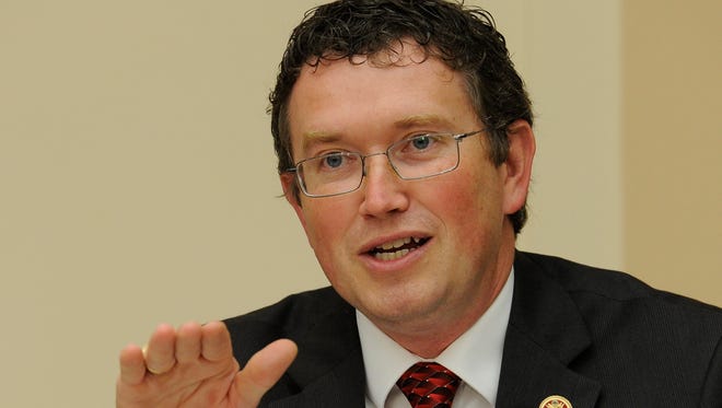 Rep. Thomas Massie, R-Ky., said members of Congress are forced to pay dues to essentially buy spots on prominent committees.