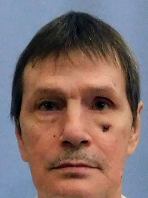 This image provided by the Alabama Department of Corrections shows Doyle Lee Hamm, an inmate scheduled to be executed Thursday, Feb. 22, 2018 in Alabama. Alabama is set to execute Hamm, who argues his past drug use and cancer have too badly damaged his veins and will make the lethal injection unconstitutionally painful. (Alabama Department of Corrections via AP)