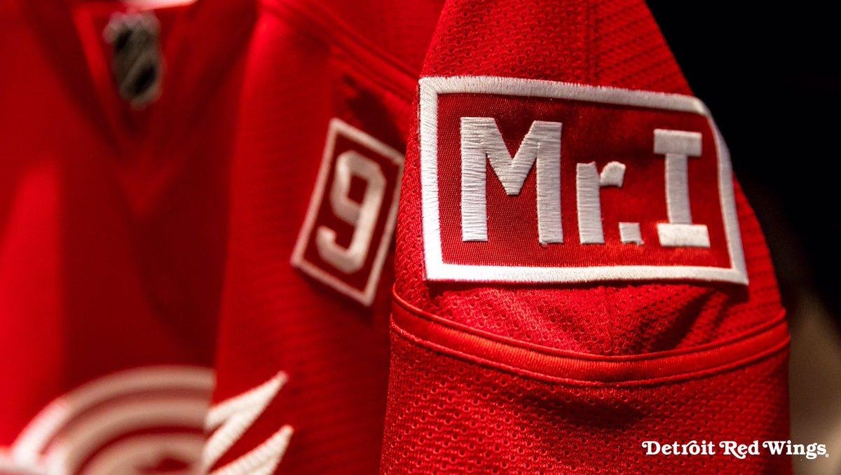 DETROIT RED WINGS MIKE ILITCH MEMORIAL MR I PATCH 