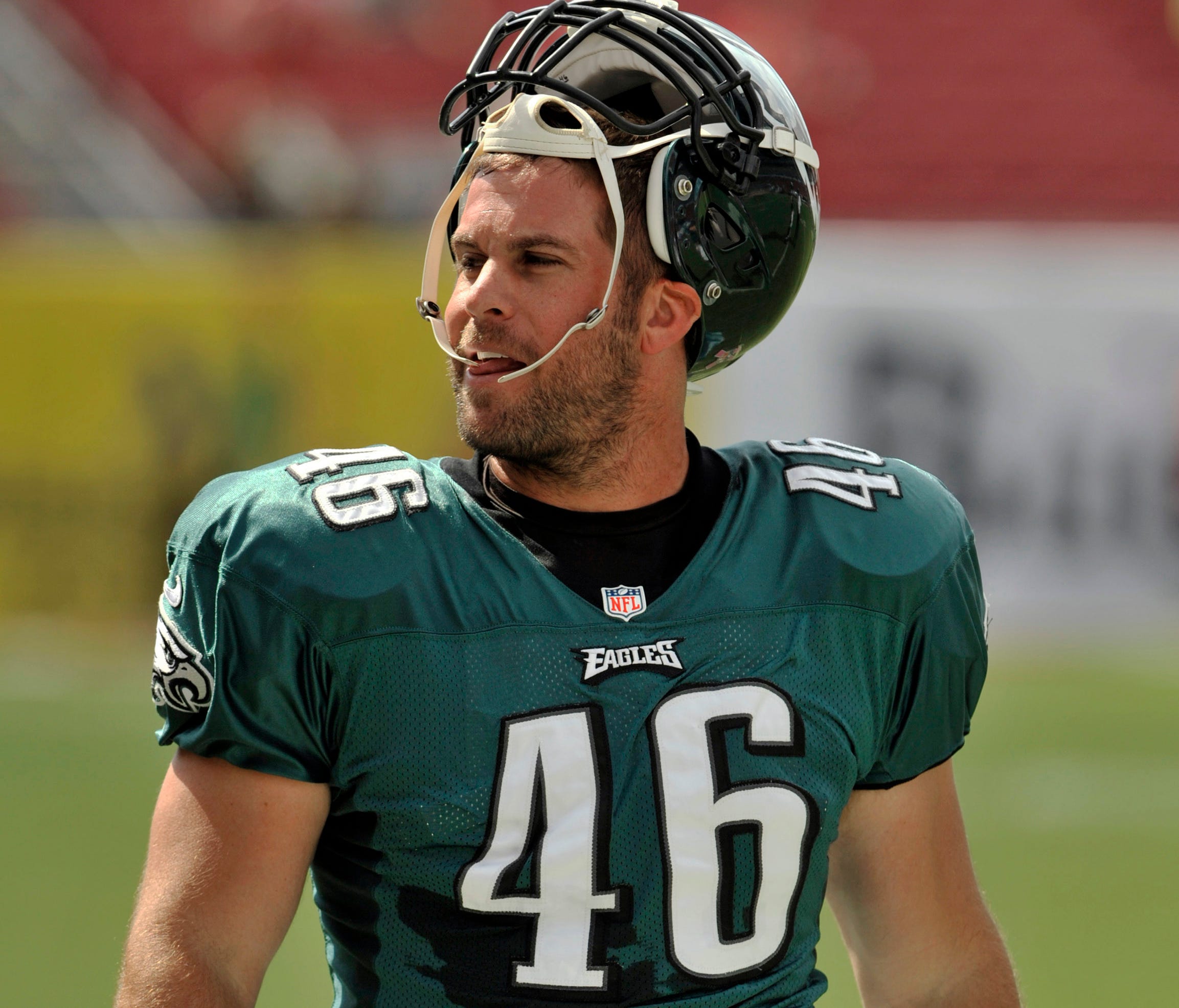 Jon Dorenbos was traded to the Saints in the preseason.