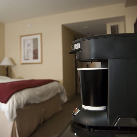 How to get a better cup of in-room hotel coffee: 1