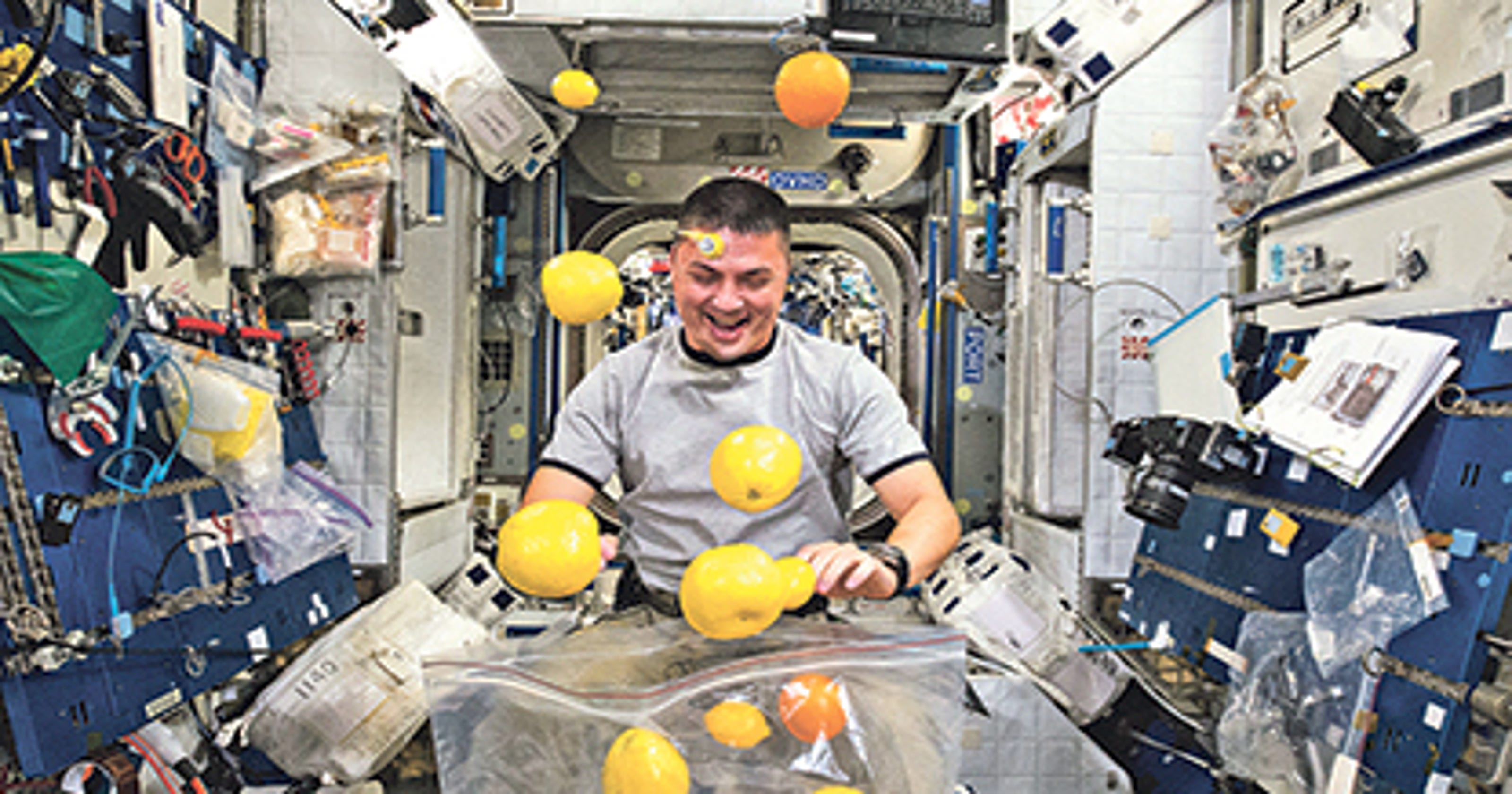 Astronauts Adapt to Life on Board the Space Station