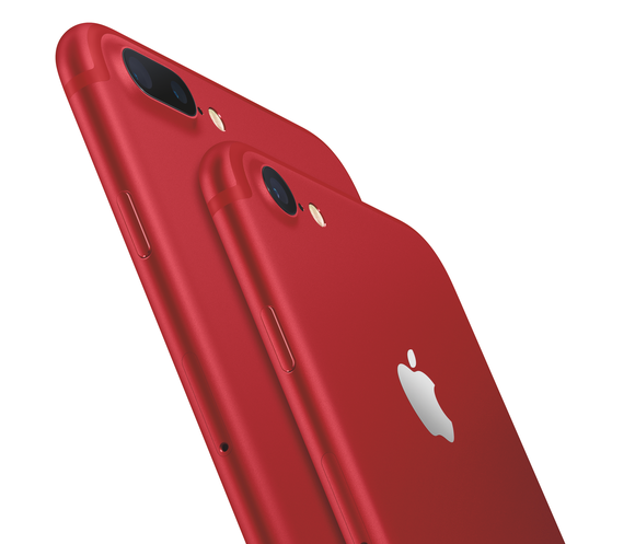 Red special edition iPhone 7.