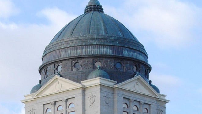 The dome of the Montana Capitol in Helena.