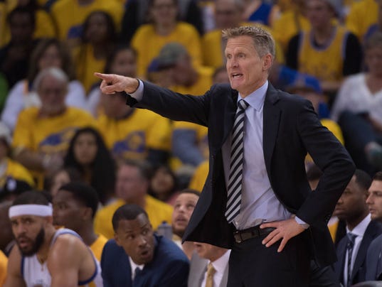 NBA: Playoffs-Portland Trail Blazers at Golden State Warriors