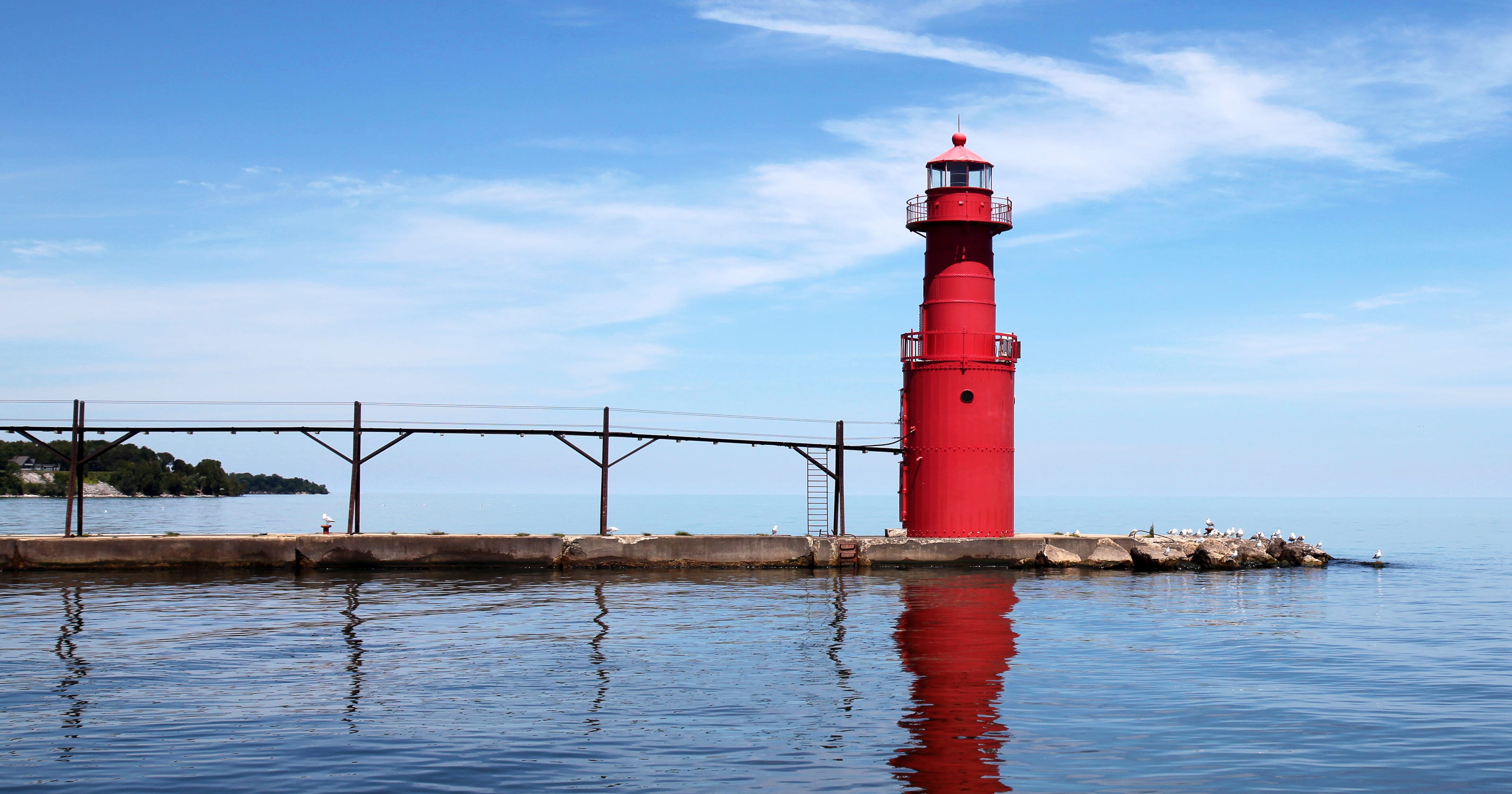 Algoma is a day trip away along Lake Michigan