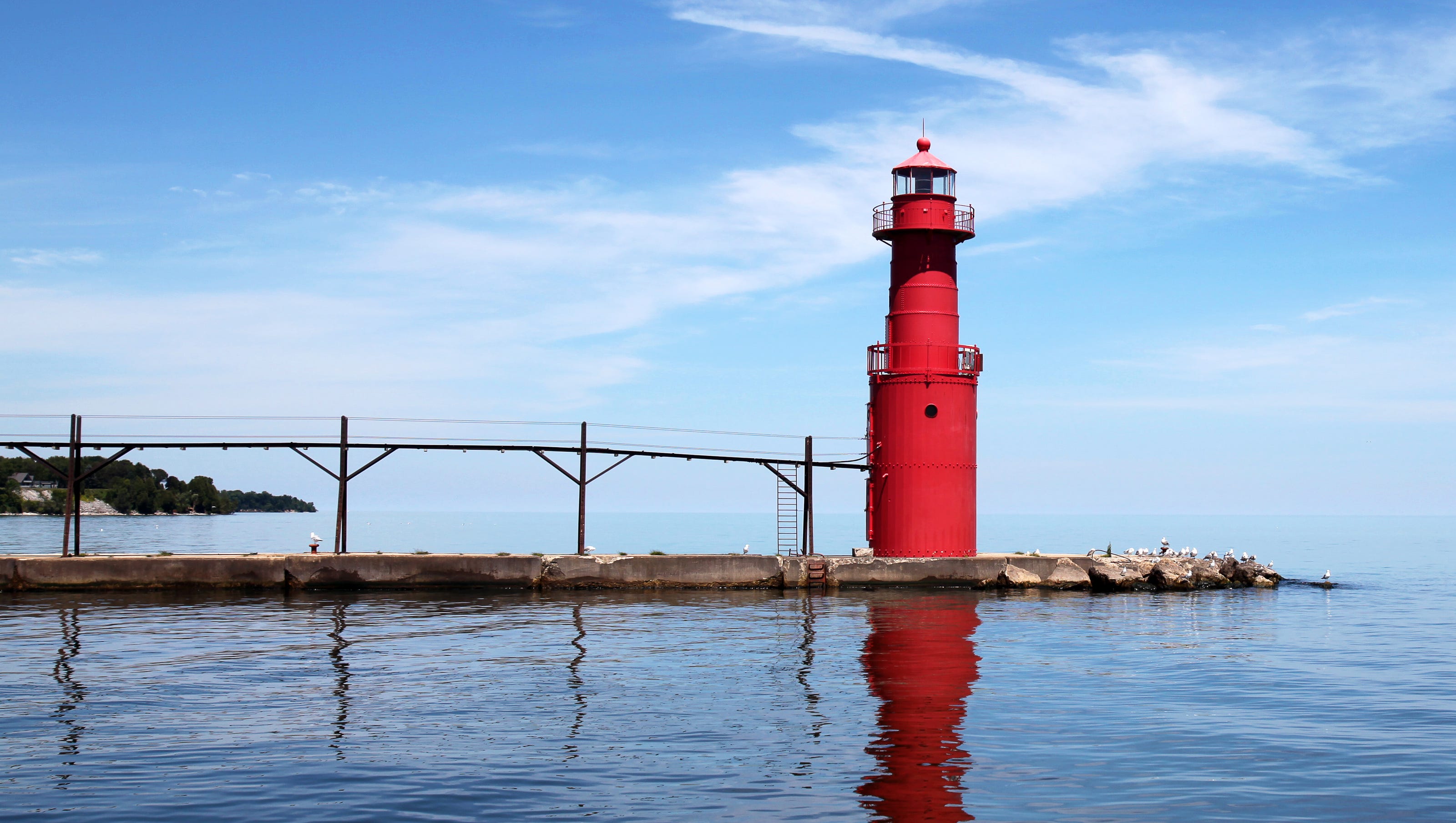 Algoma is a day trip away along Lake Michigan