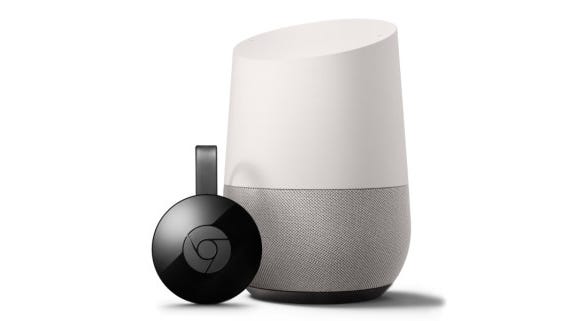 Google's Chromecast and Home. A security researcher found a potential privacy leak in the two devices.