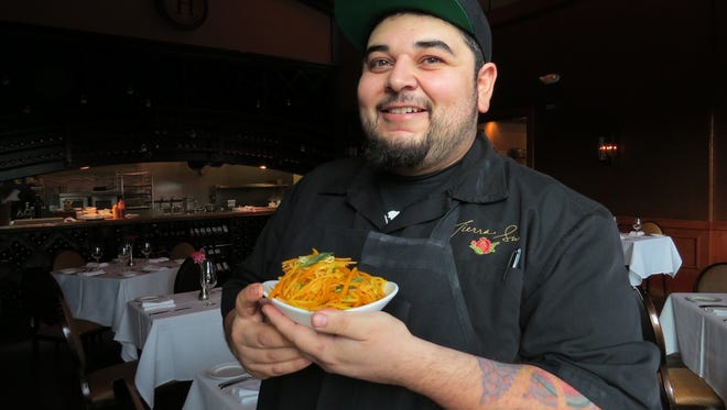 Gabe Garcia, head chef at Tierra Sur restaurant at Herzog Wine Cellars in Oxnard, has planned a Hanukkah menu for family-style service from Dec. 26-28.