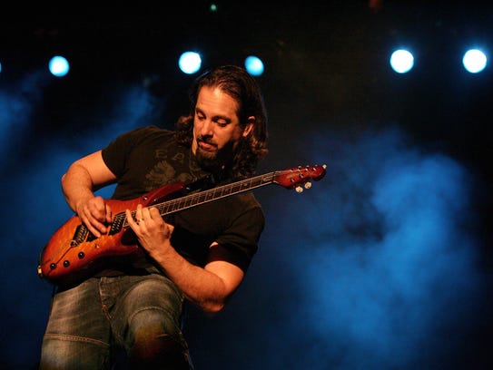 John Petrucci of Dream Theater, pictured in 2006 performing