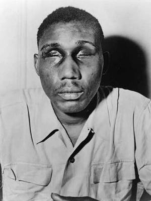 Nearly 73 years after a racially fueled beating at the hands of a white police chief left a black WWII veteran blind, a South Carolina town is honoring his memory.