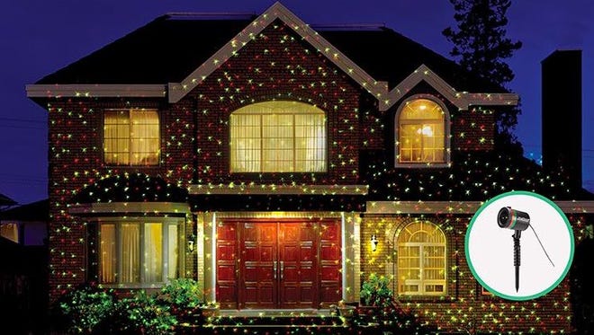 Thieves Target Popular Christmas Light Projectors Christmas Lights Projection On House