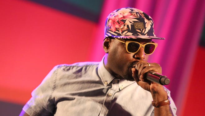 Rapper Talib Kweli performs in Los Angeles in 2014. He's on the list of performers set for the first upstate Analog-A-Go-Go.