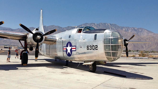 A World War II-era PB4Y-2 Privateer Navy patrol bomber.