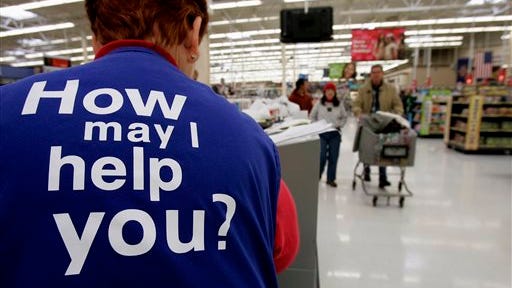 Walmart is raising starting salaries to $9 an hour this year, $10 an hour next year.