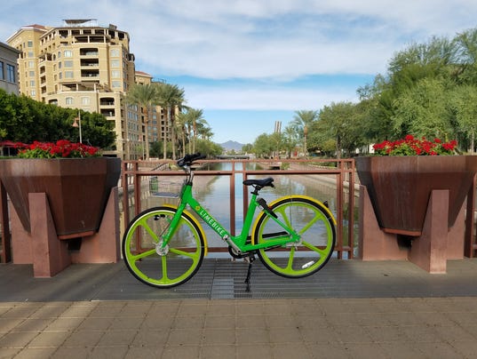 LimeBike, a docketless bike-sharing program, will Launch in Scottsdale in November