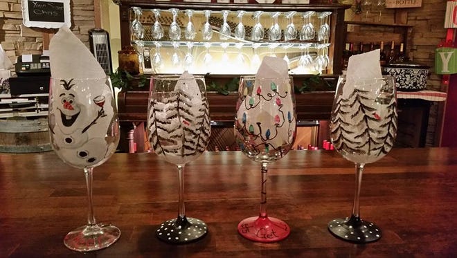 Wine Glass Painting is Sunday at Rob's Redwood.