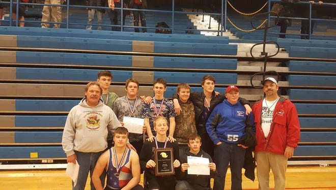 Madison won Friday's Western Highlands Conference wrestling tournament in Marshall.