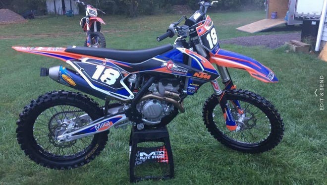 Shawn D. Murkey, 24, of Plainfield, was riding a stolen dirt bike similar to this, when he fatally crashed into a telephone pole in Plainfield early Oct. 11.