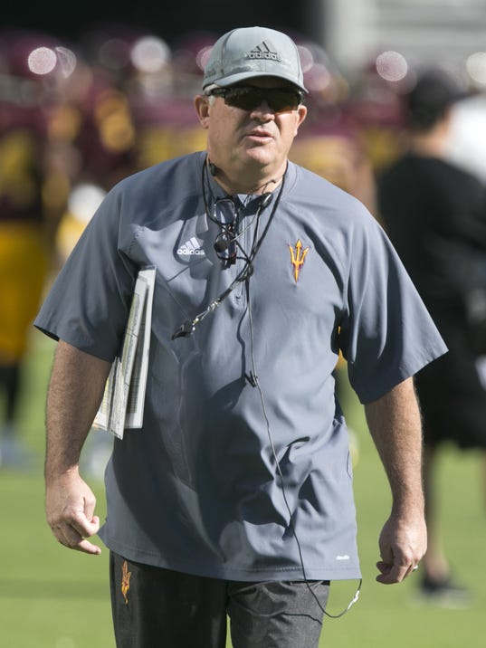 ASU football practice 2017