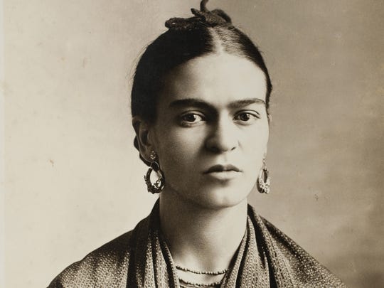 Frida Kahlo by Guillermo Kahlo, 1932. Part of the exhibit