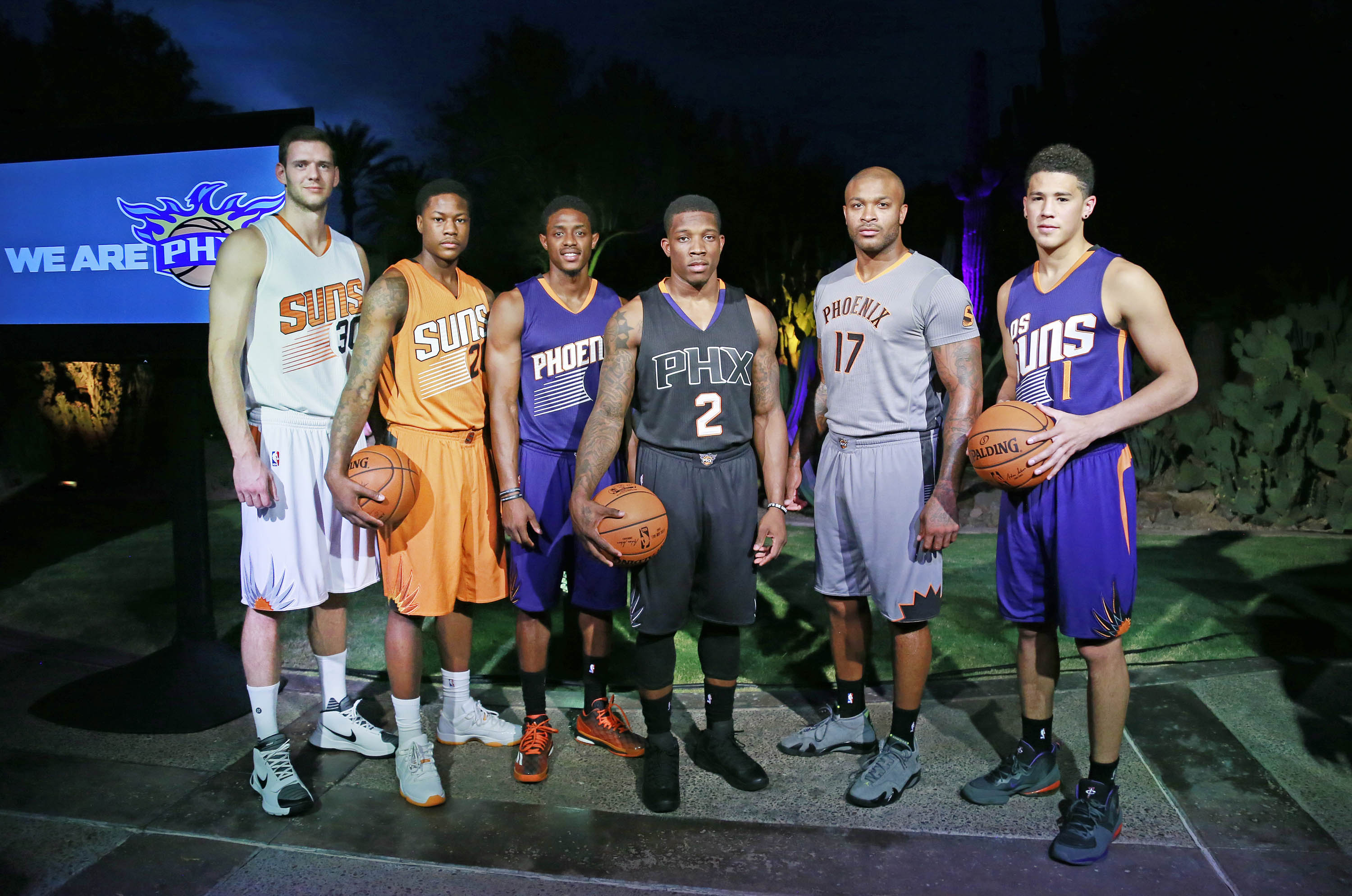 Suns grey jersey
