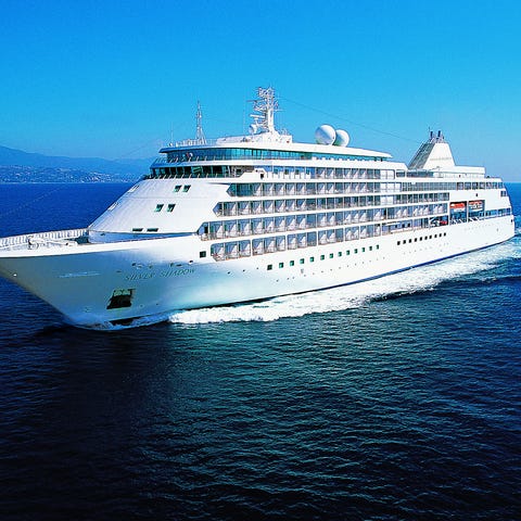 Silversea's 382-passenger Silver Shadow is one of 