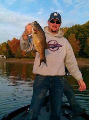 Craig Kloth landed this 20.5-inch smallmouth bass on a crankbait in Vilas County.