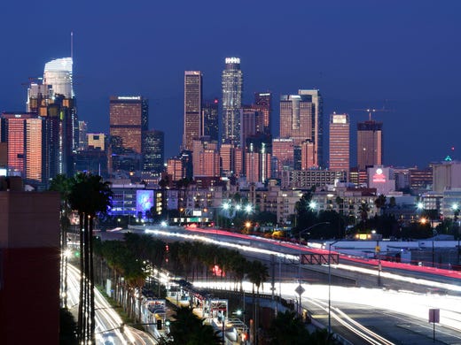 Los Angeles, Calif.  General overall view of the downtown