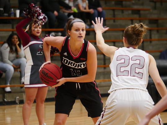 Drury guard Heather Harman
