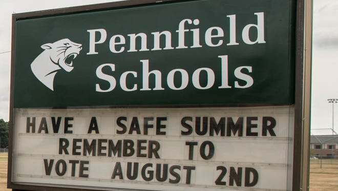A former church that is next to Pennfield Schools' athletic fields would be used for early childhood programs if voters approve an $8.25 million bond proposal Aug. 2.
