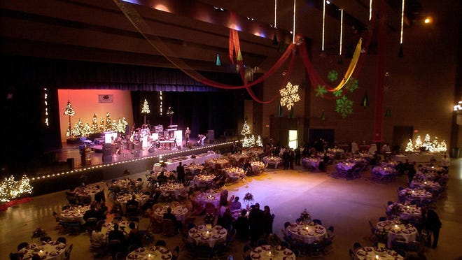 The Carl Perkins Civic Center is decorated for the 2007 Scholarship Benefit Gala presented by The 100 Black Men of West Tennessee. The Gala benefits the 21st Century Scholars Program, the F.A.M.I.L.Y. Program and the Book Buddies Program. The 2016 Gala begins 7 p.m. Friday at the Civic Center.