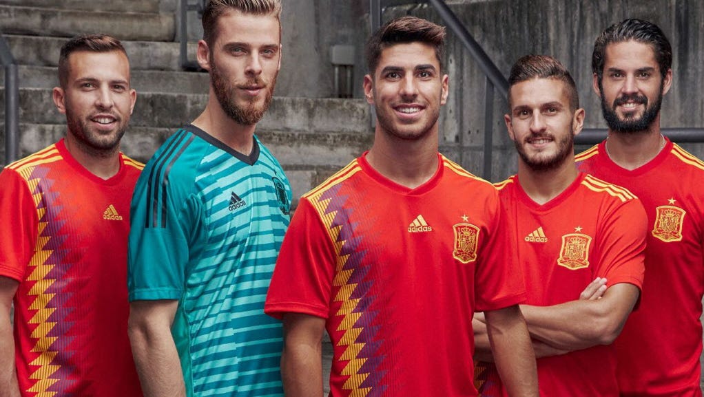Spain national team soccer jersey clearance