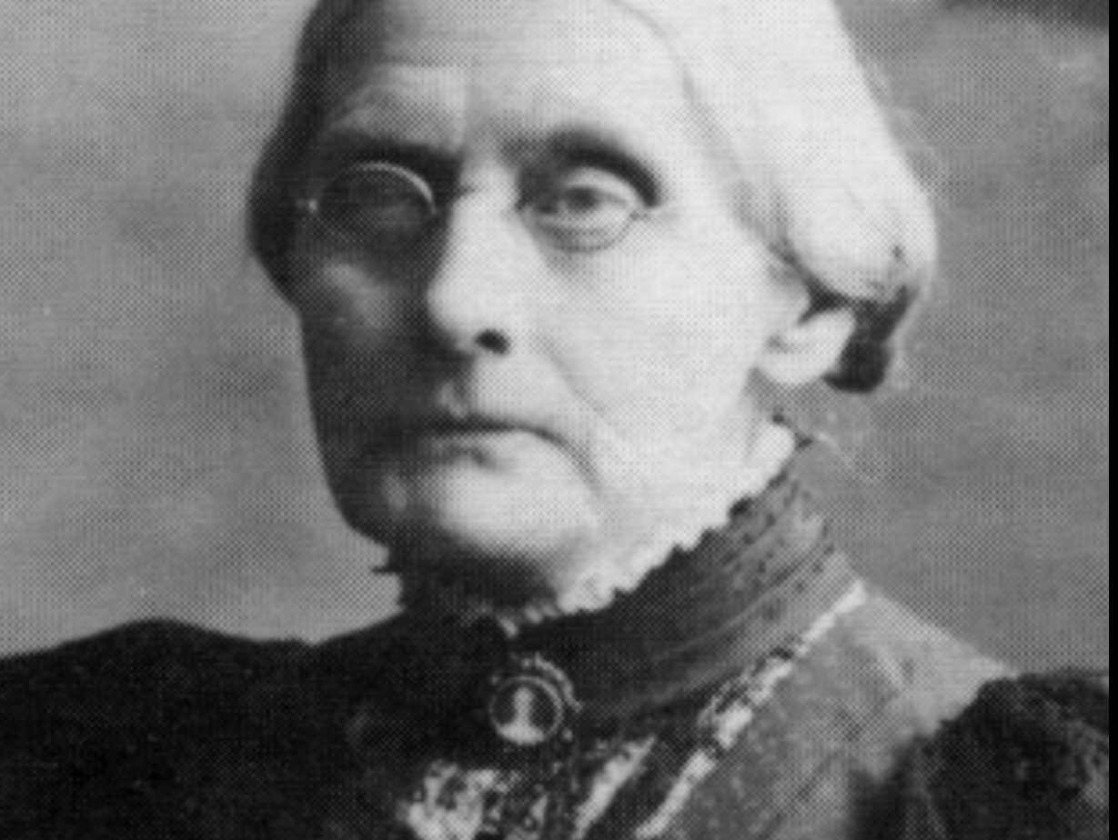 Susan B. Anthony, womens rights leader.