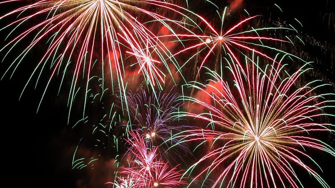 Several fireworks shows are scheduled in the Blue Water Area to celebrate the Fourth of July.