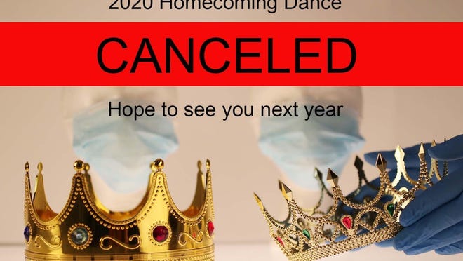 Homecoming dances are being canceled, postponed indefinitely or under threat as school and health officials weigh how best to keep kids safe from a disease that spreads whenever people get together, especially when they're close, like dancing cheek to cheek.