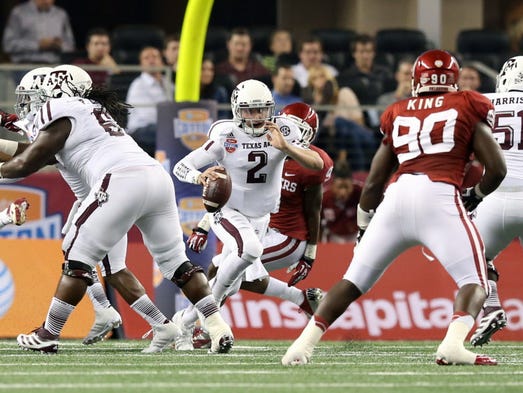Jan. 4, 2013: Johnny Manziel capped his Heisman Trophy-winning