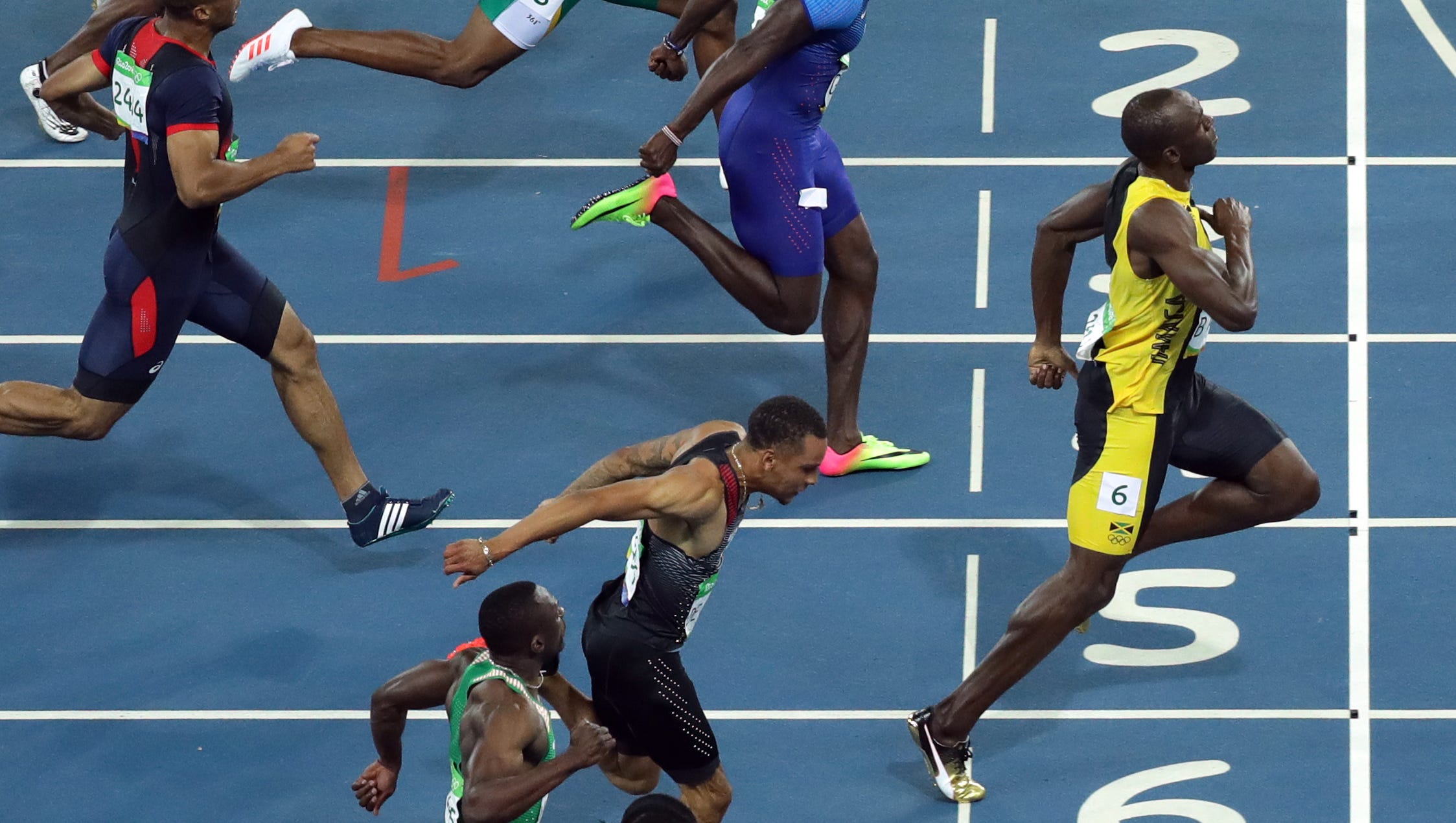 The tale of Usain Bolt's 100-meter win (in 9.81 seconds)