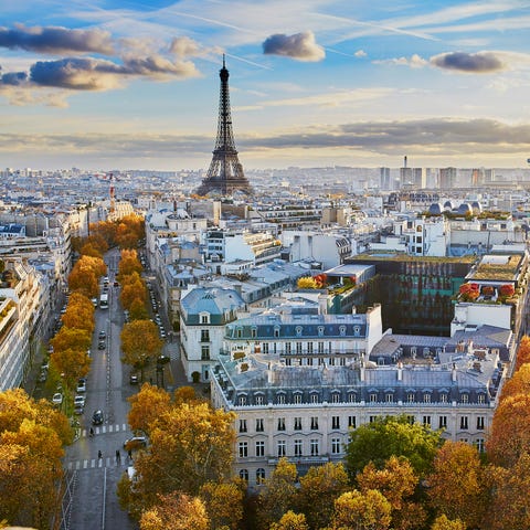 Paris: Another European hot spot in summer is...