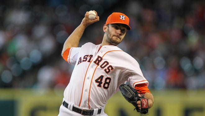 Jarred Cosart is 9-7 with a 4.41 ERA in 20 starts this year.