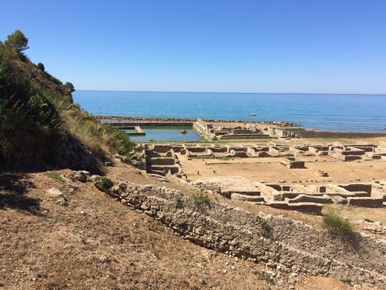 Ruins of Tiberius' Villa.