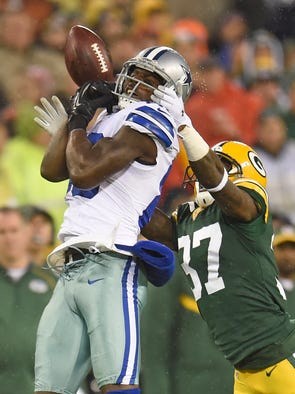 Green Bay Packers cornerback Sam Shields (37) breaks