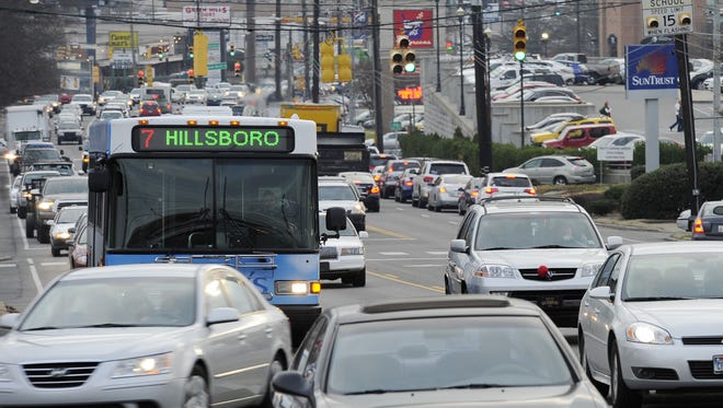 The Green Hills Area Transportation Plan included in NashvilleNext cited improving east-west movement of traffic across Hillsboro Pike to help with mobility.