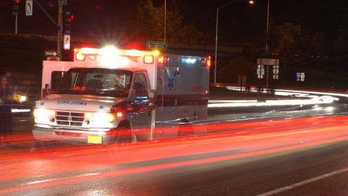 Ambulance in traffic