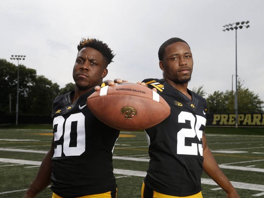 James Butler (20) and Akrum Wadley have big plans for
