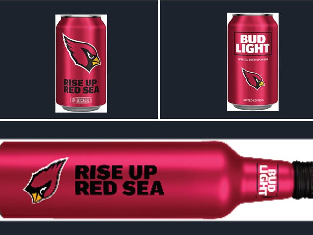Bud Light Nfl Cans 2017 Custom Beer Cans For 28 Teams This Season