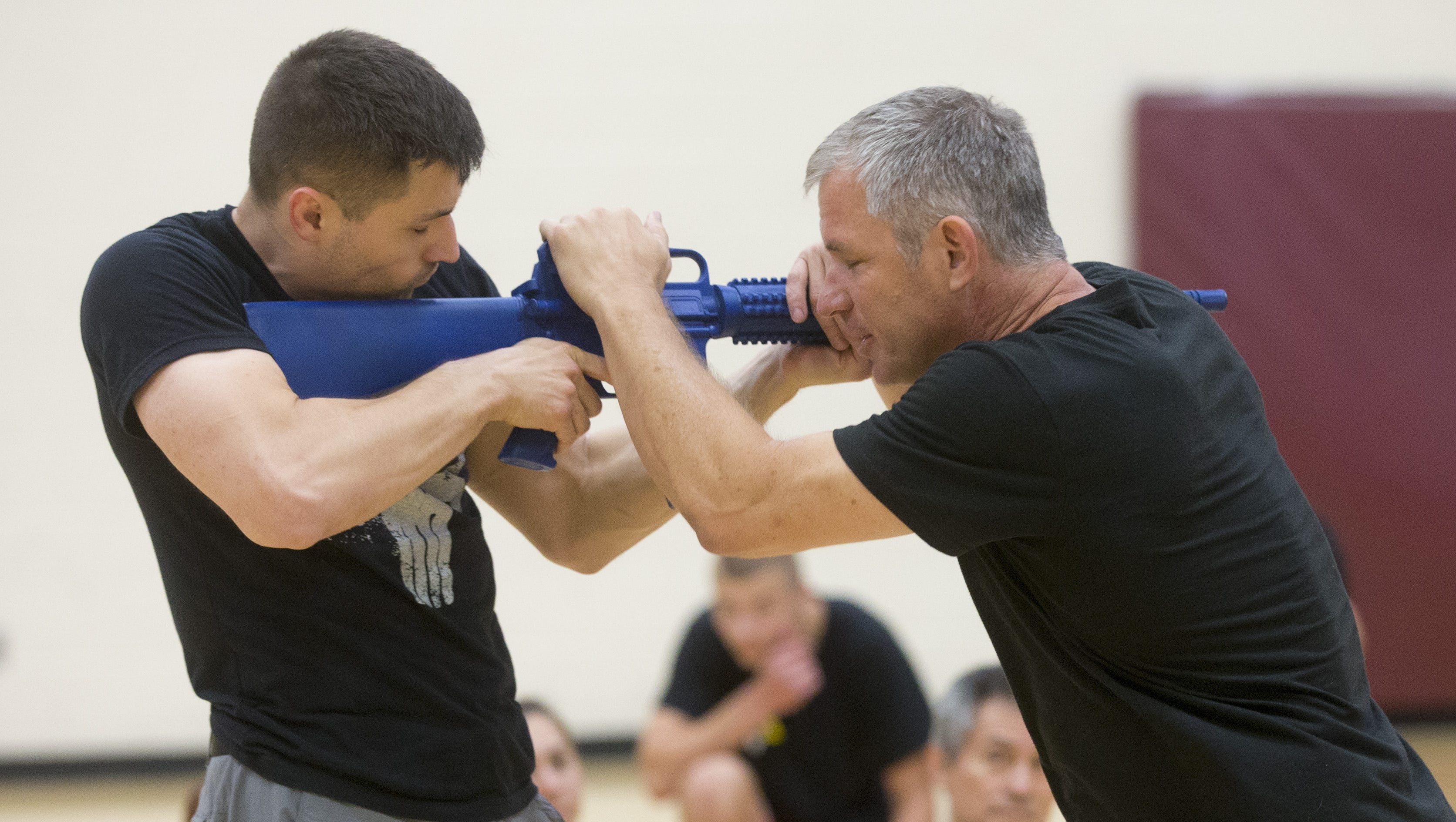 Krav Maga Students Learn How To Take Down Shooters Terrorists